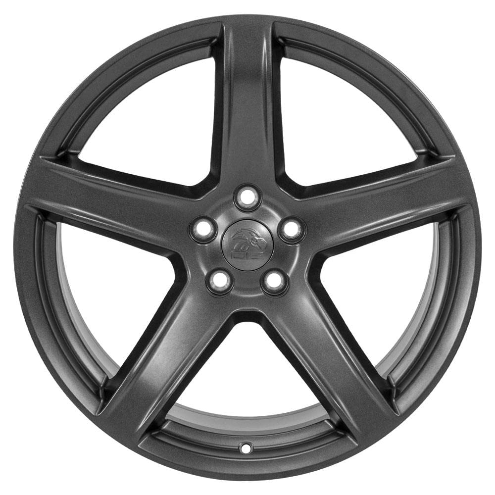 20 Inch OE Wheels DG22 Rim Fits Charger/Challenger SRT Hellcat Style 5x115 20x9.5 Satin Gunmetal - Hollander 2640 (1)