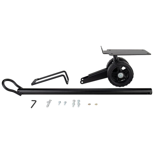 Camco Steerable Wheel Kit for 28 & 36-Gallon Rhino RV Tote Tanks - Features No-Flat Front Steerable Wheels, 24" Tow Bar & More RV Accessories (39011)
