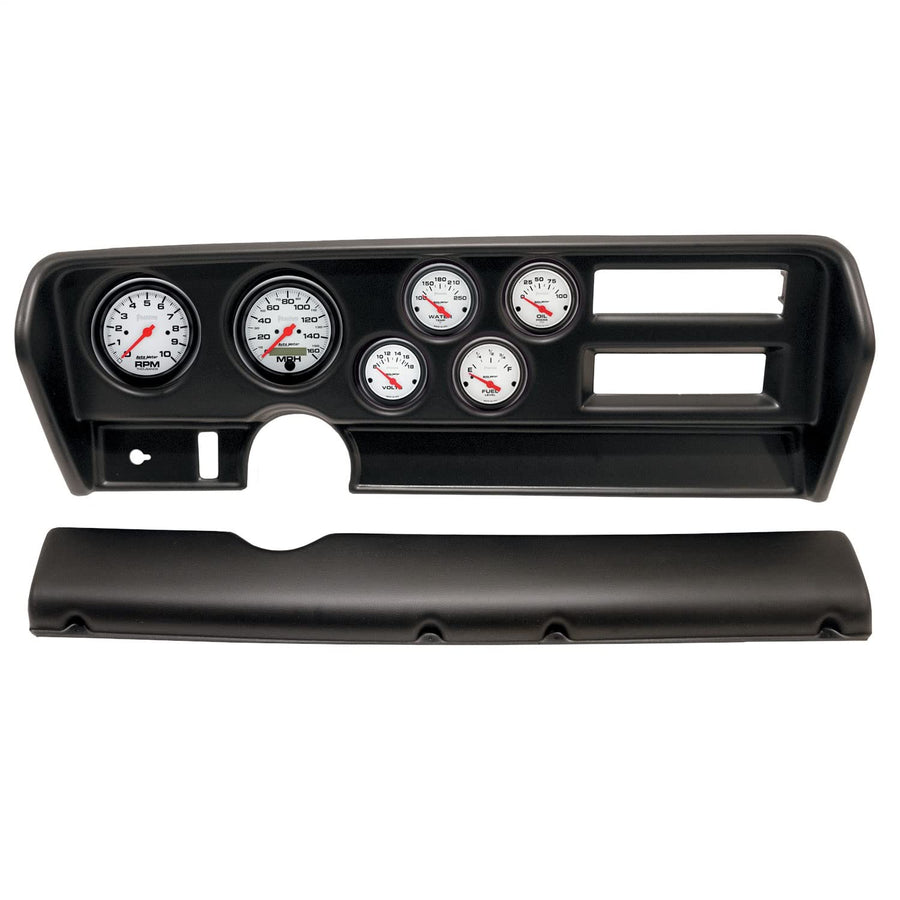 AutoMeter Dash Kit Direct Fit, (3 3/8" X2, 2 1/16" X4), Pontiac GTO Ac 70-72, Phantom (2915-09)