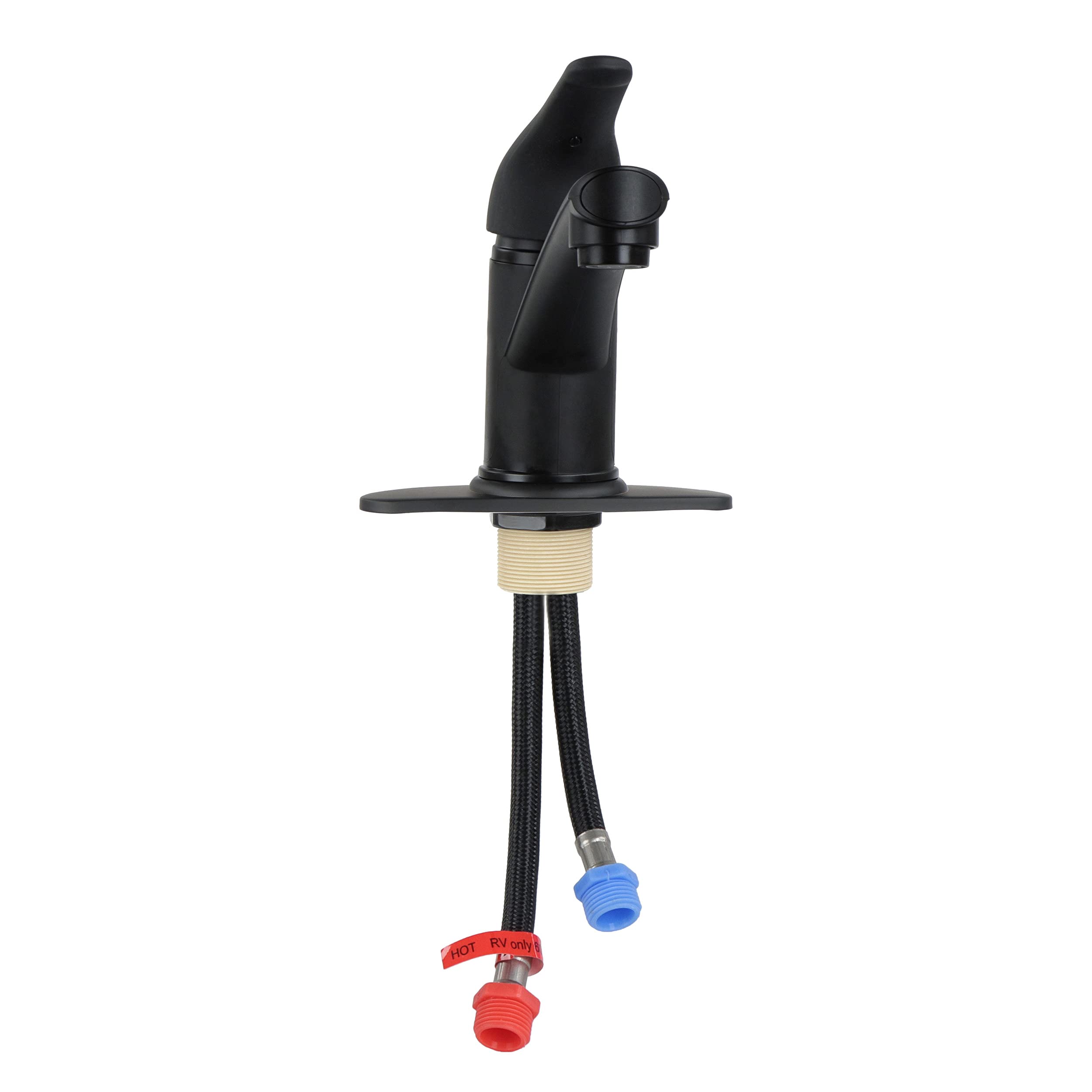 Empire Faucets Single Lever SL70LVRBMT-E Bathroom Faucet with Extended Roman Spout and Blade Handle - Black Matte