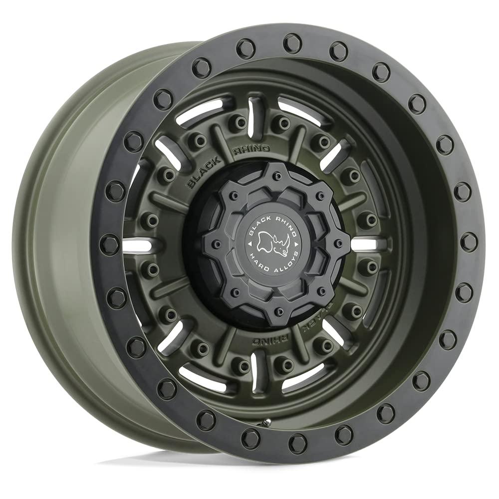 Abrams Black Rhino 17x8.5 6x5.5" +0mm Olive Drab Green Wheel Rim 17" Inch 1785ABR006140N12