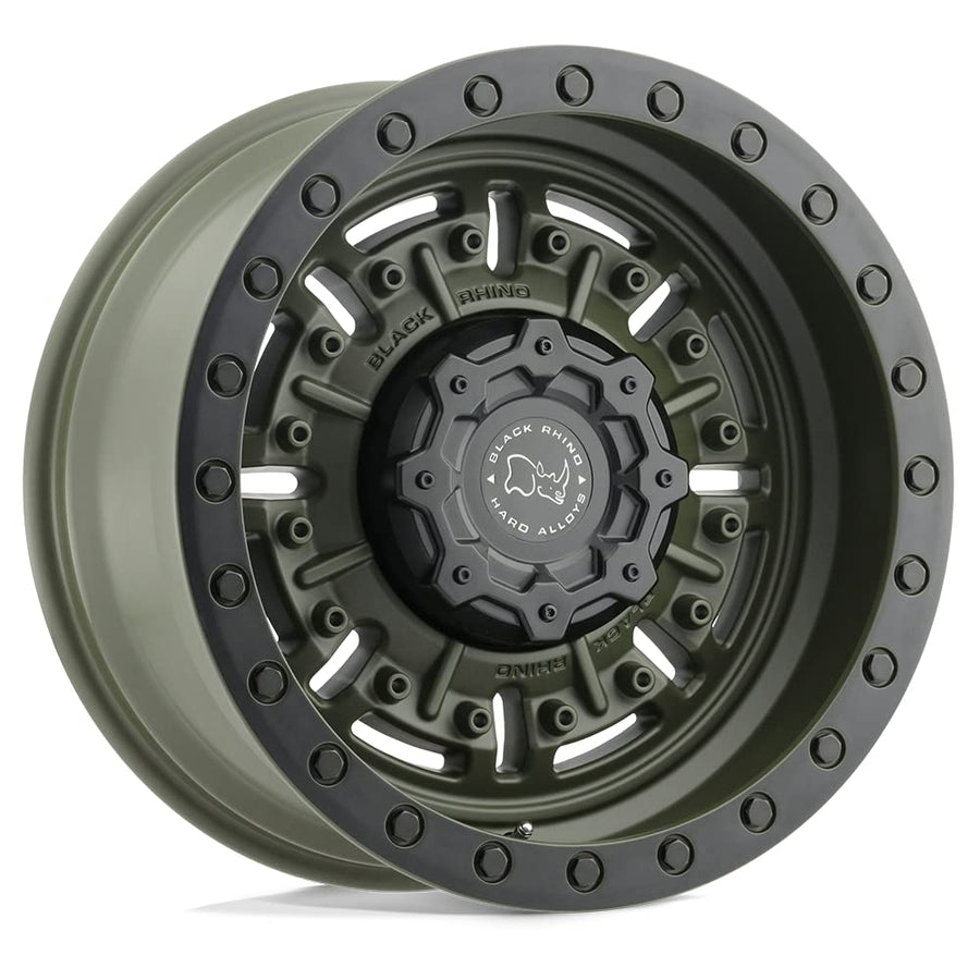 Abrams Black Rhino 17x8.5 6x5.5" +0mm Olive Drab Green Wheel Rim 17" Inch 1785ABR006140N12
