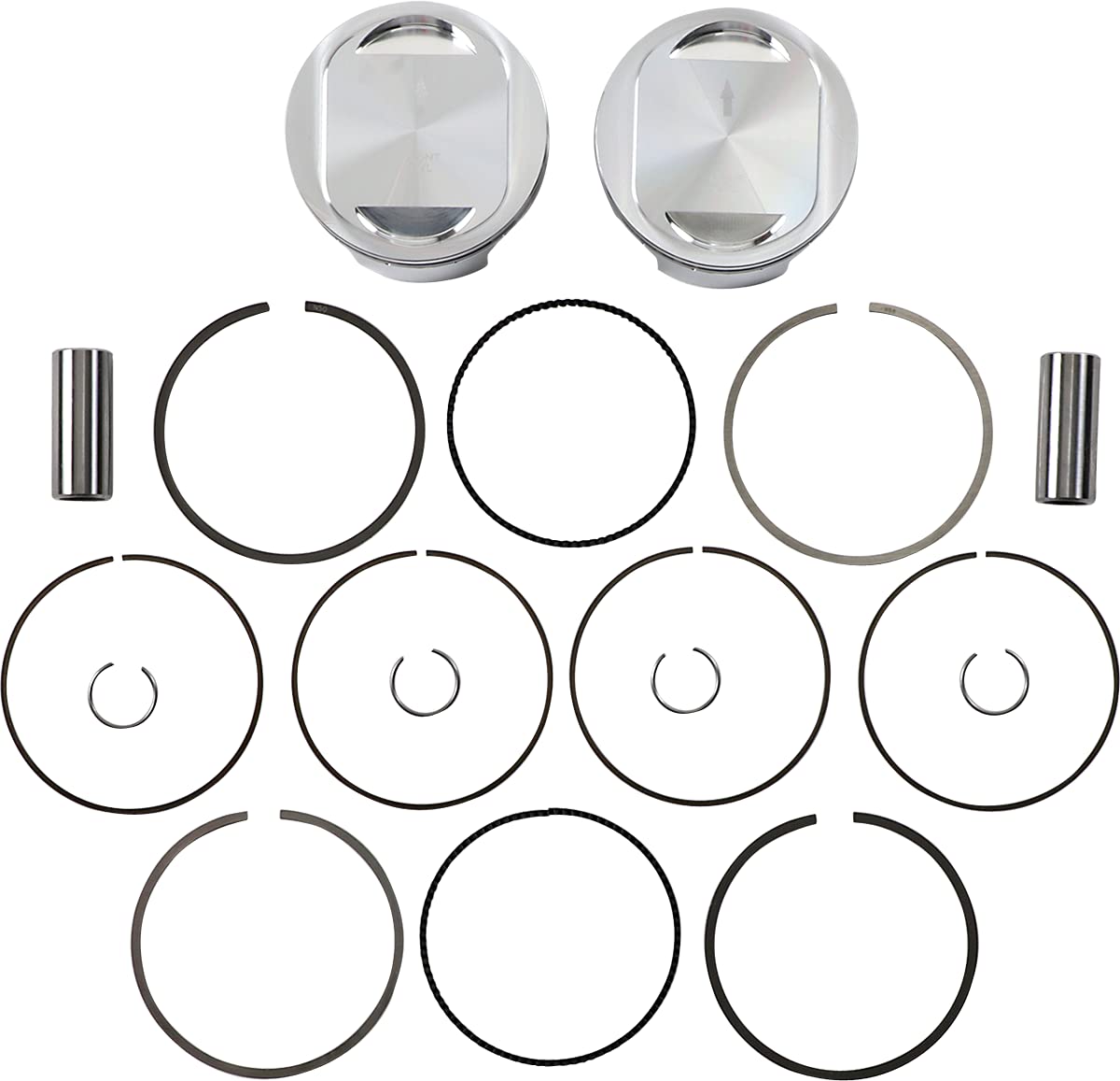 Pistons Silv-O-Lite for 1985-02 Chrysler 318 5.2L V8 Oversize 20
