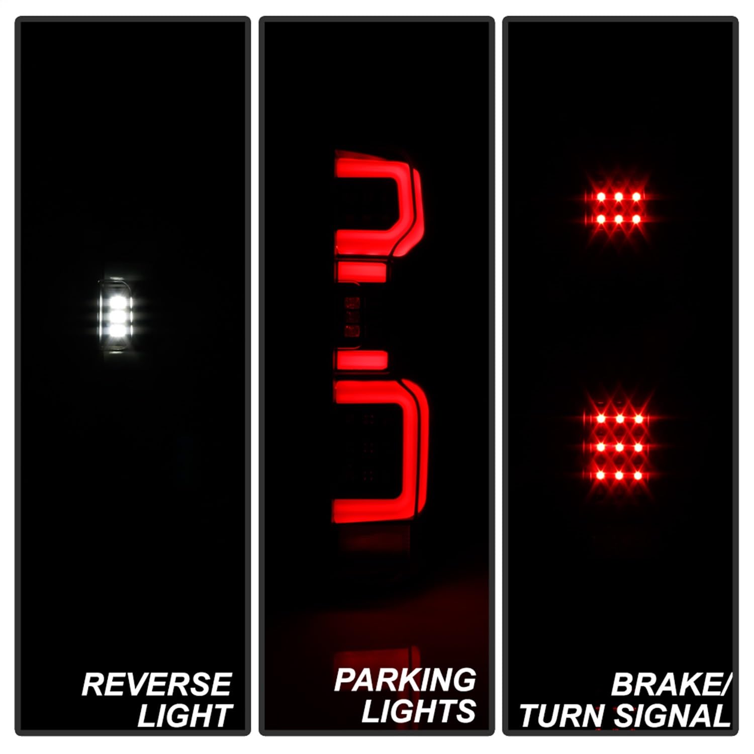 LED Tail Lights Spyder (ALT-YD-CS19HAL-BK)