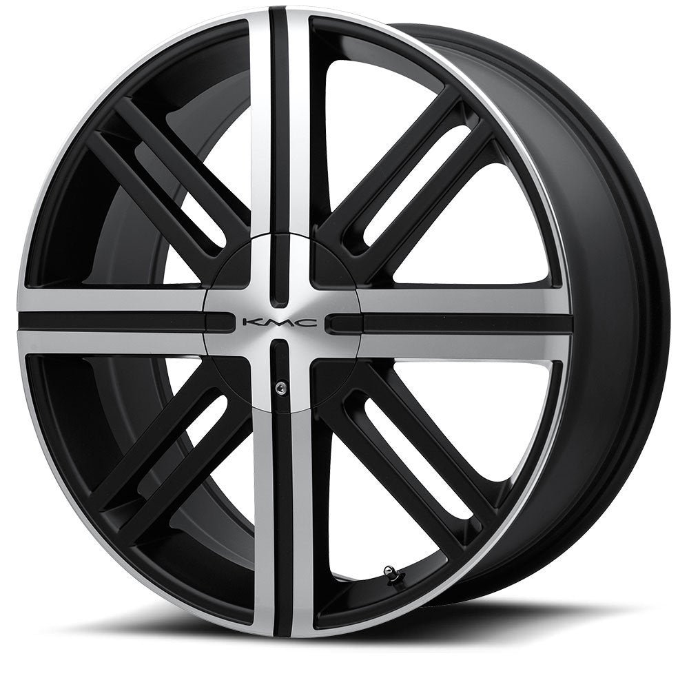 KMC 18X7 KM675 5X120 S-BLK MACH 35MM - KM67587049735