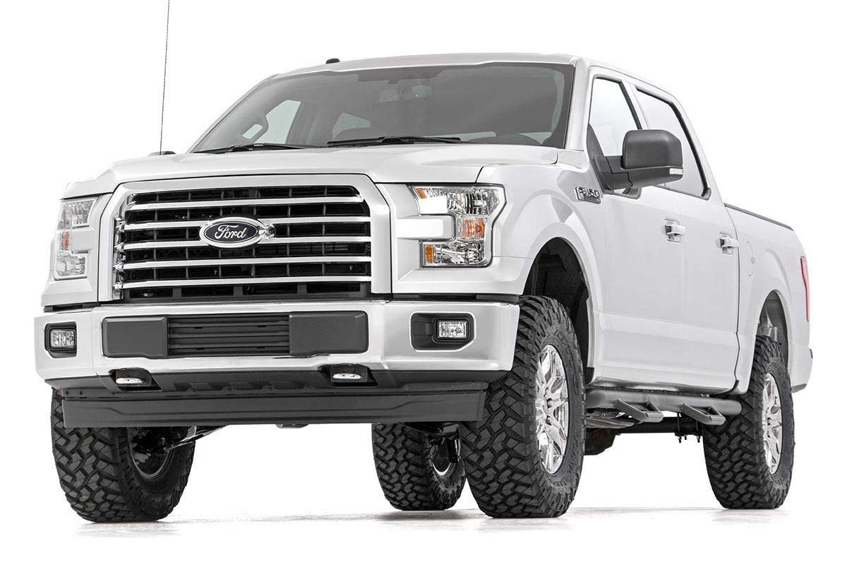 3" Rough Country Suspension Lift Kit with N3 Lifted Struts & N3 Rear Shocks for Ford F-150 4WD (2014-2020) - Silver Control Arms