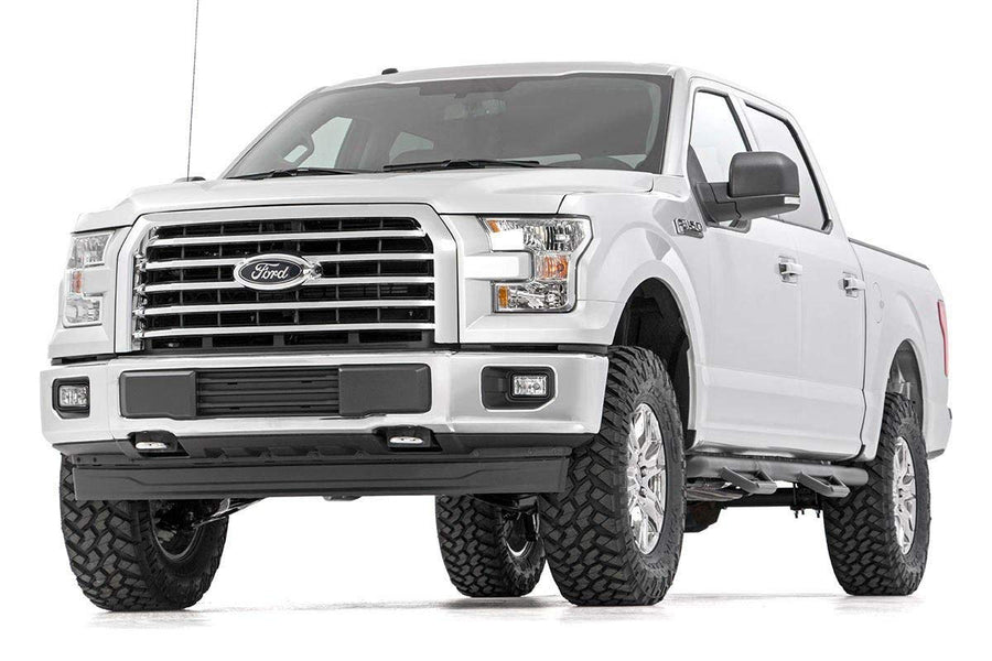 3" Rough Country Suspension Lift Kit with N3 Lifted Struts & N3 Rear Shocks for Ford F-150 4WD (2014-2020) - Silver Control Arms