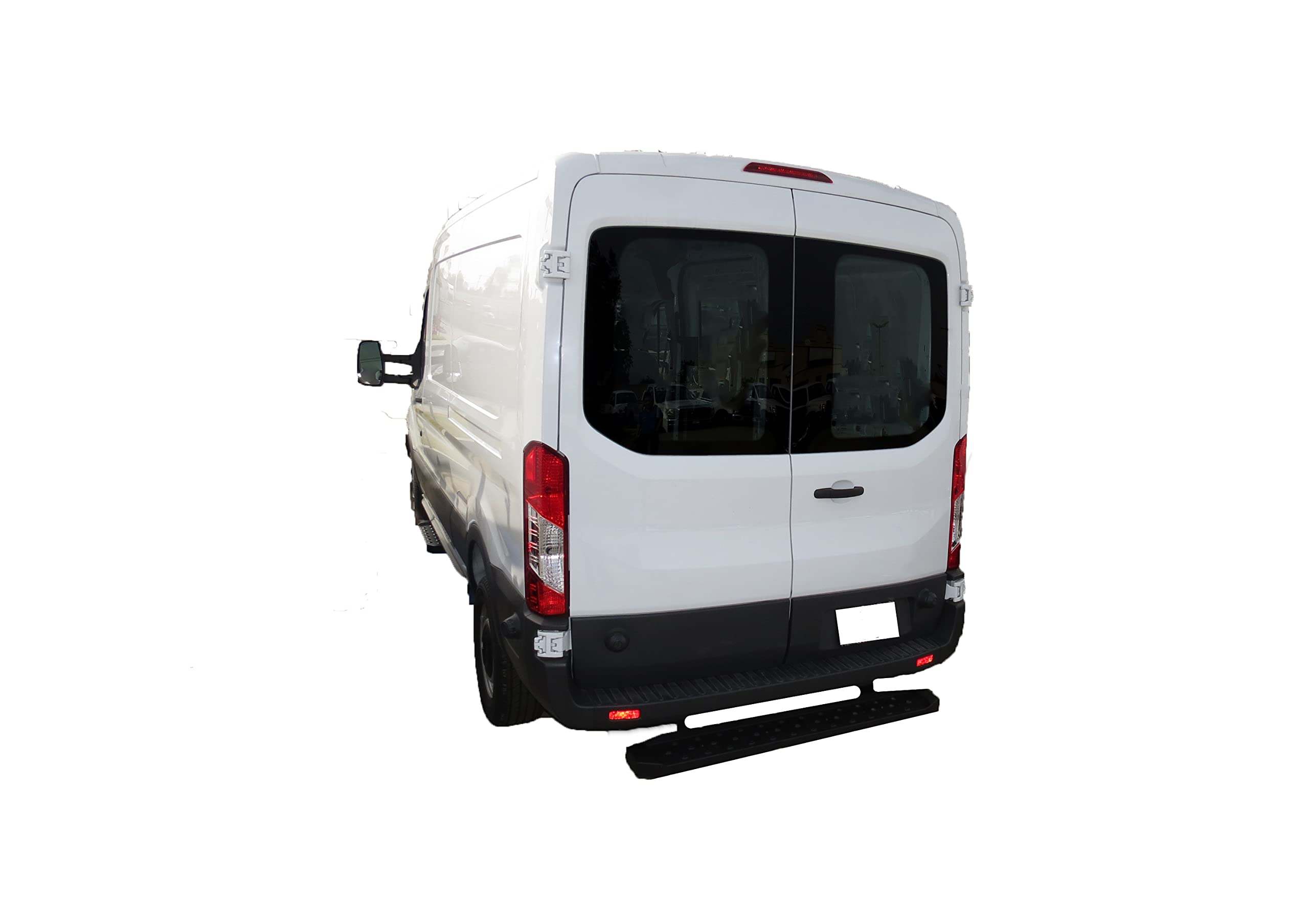 Spartan Black Horse Rear Step Board Black Compatible with 2015-2025 Ford Transit-150/Transit-250/Transit-350 (Incl. 22-24 E-Transit)-8FOTRA