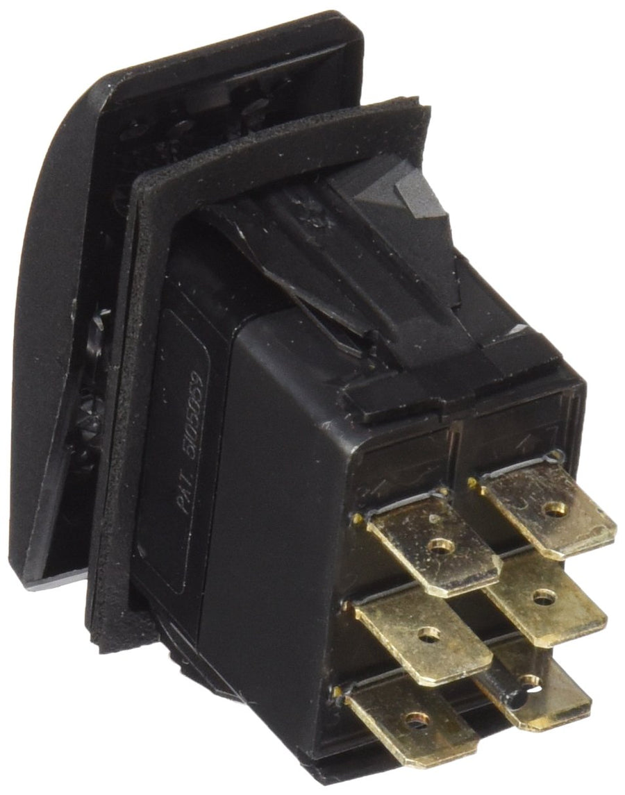 Sierra International RK19490-1 Contura II Standard Weather-Resistant Rocker Switch - On/Off/On DPDT, White