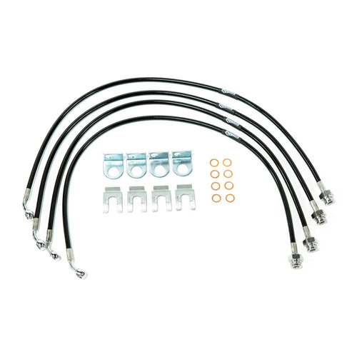 OffRoad Grimm Brake Line Kit Front and Rear for Jeep Wrangler JK/JKU UD60, stainless steel braided