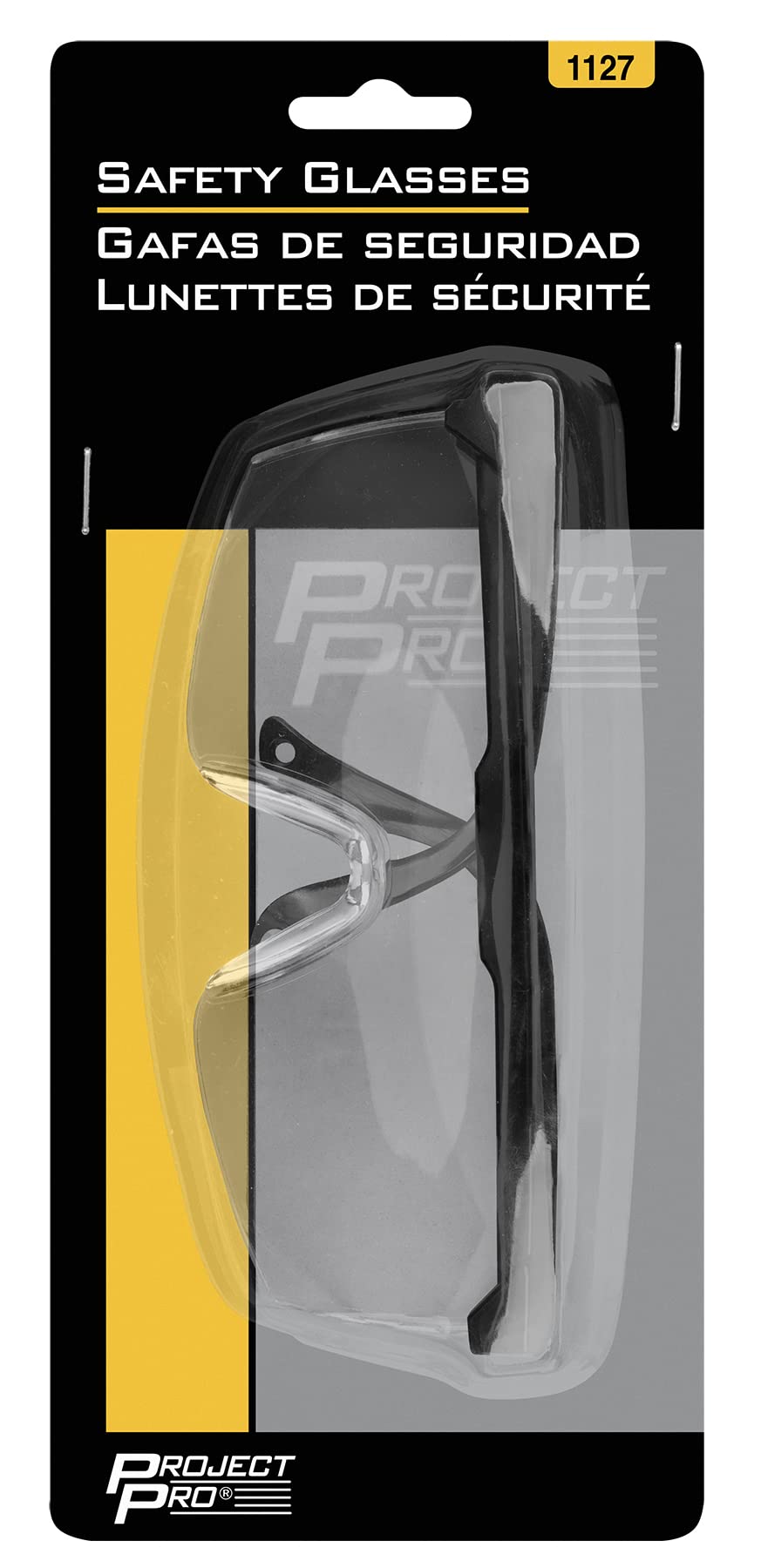 Safety Glasses Performance Tool 1127 High-impact clear lenses | Shooting Glasses, Black/Clear