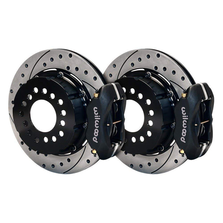FDL P/S Rear Kit WILWOOD 140-2117-BD, Drilled Rotor Mopar-Dana 2.36" Offset