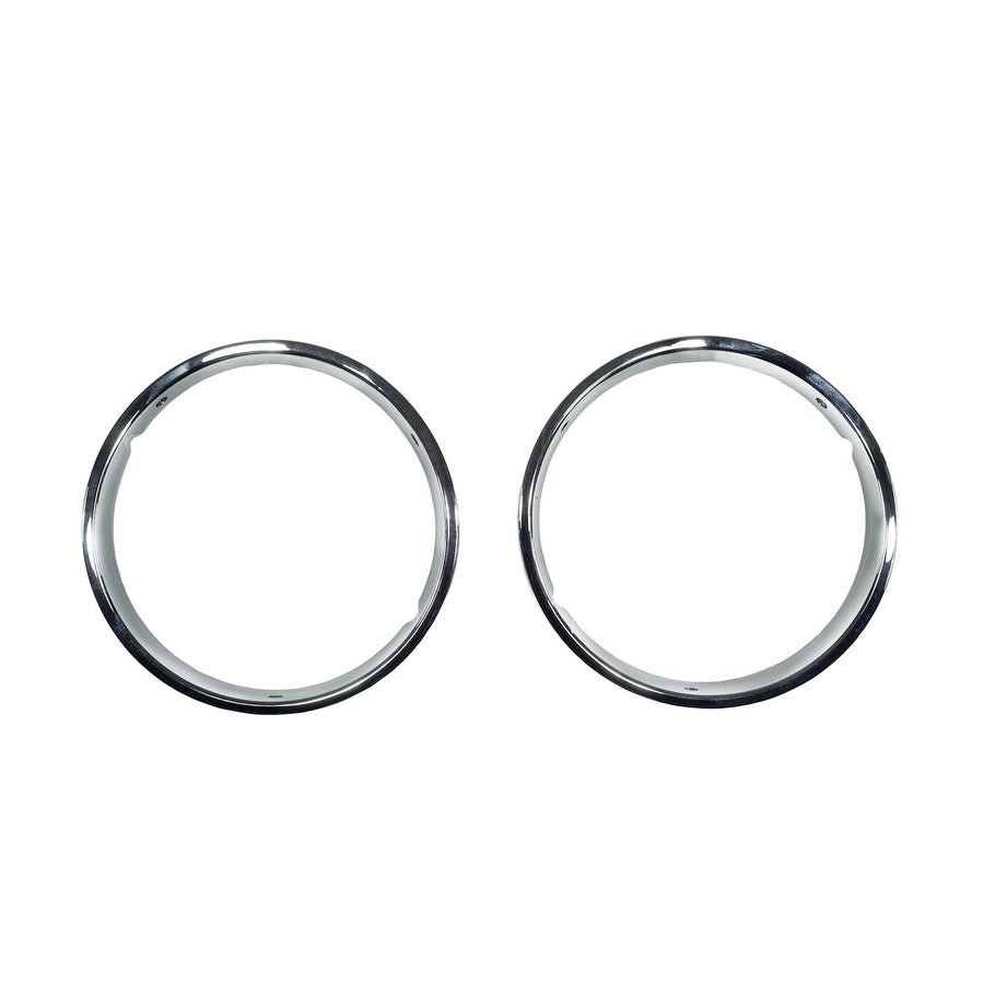Headlight Bezel Kit, Chrome | Omix-Ada 12419.08 | OE Reference: 55055046K | Fits 1997-2006 Jeep Wrangler TJ