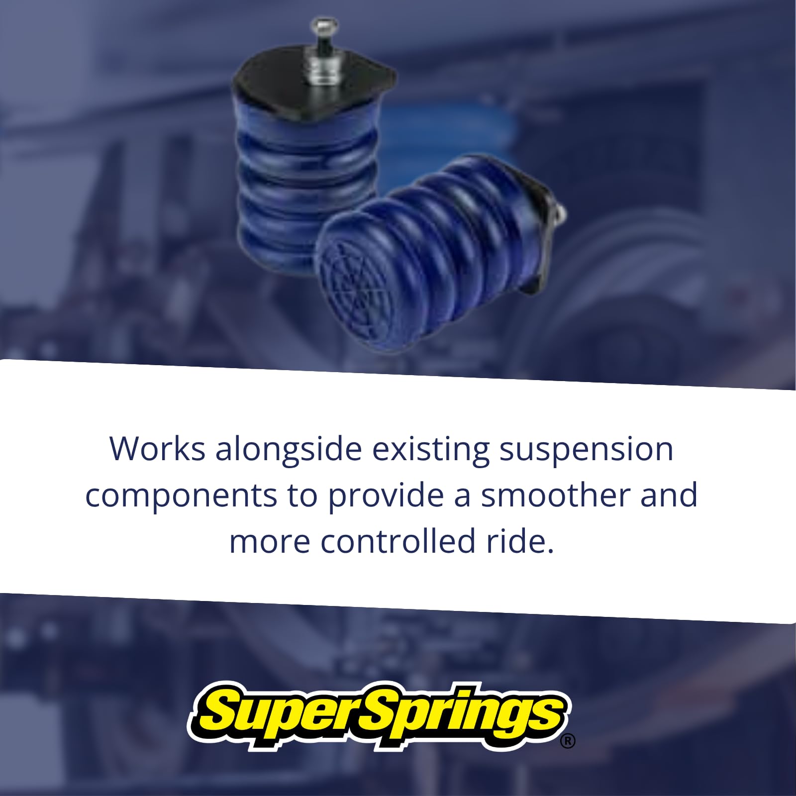 SSR-209-40 SuperSprings | Rear SumoSprings for Chevrolet Silverado 1500, GMC Sierra 1500, blue