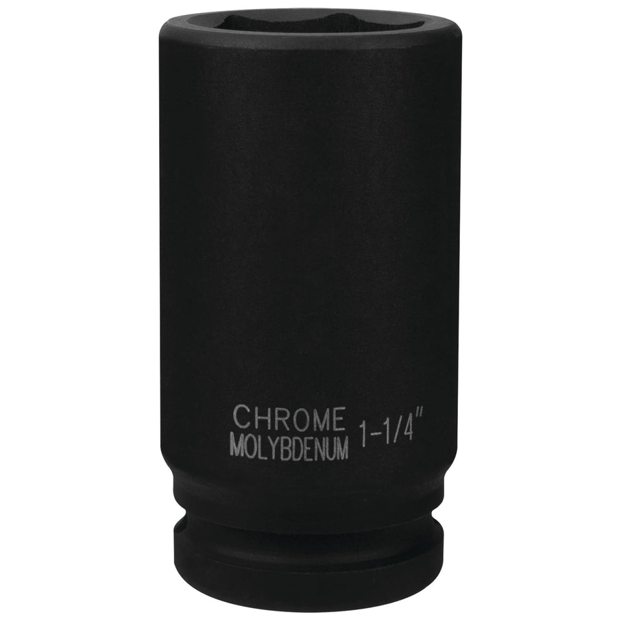 M742-40 Performance Tool 3/4-Inch Drive 1-1/4-Inch Deep Wall Impact Socket for Heavy-Duty Fastening Tasks and Automotive Repairs