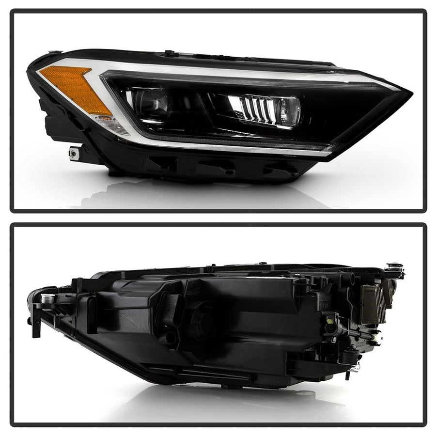 VW Jetta 19-22 SEL Model Spyder LED High Low Beam Projector Headlight - Signal-PWY24W(Included) - OE Right (VW2503175)