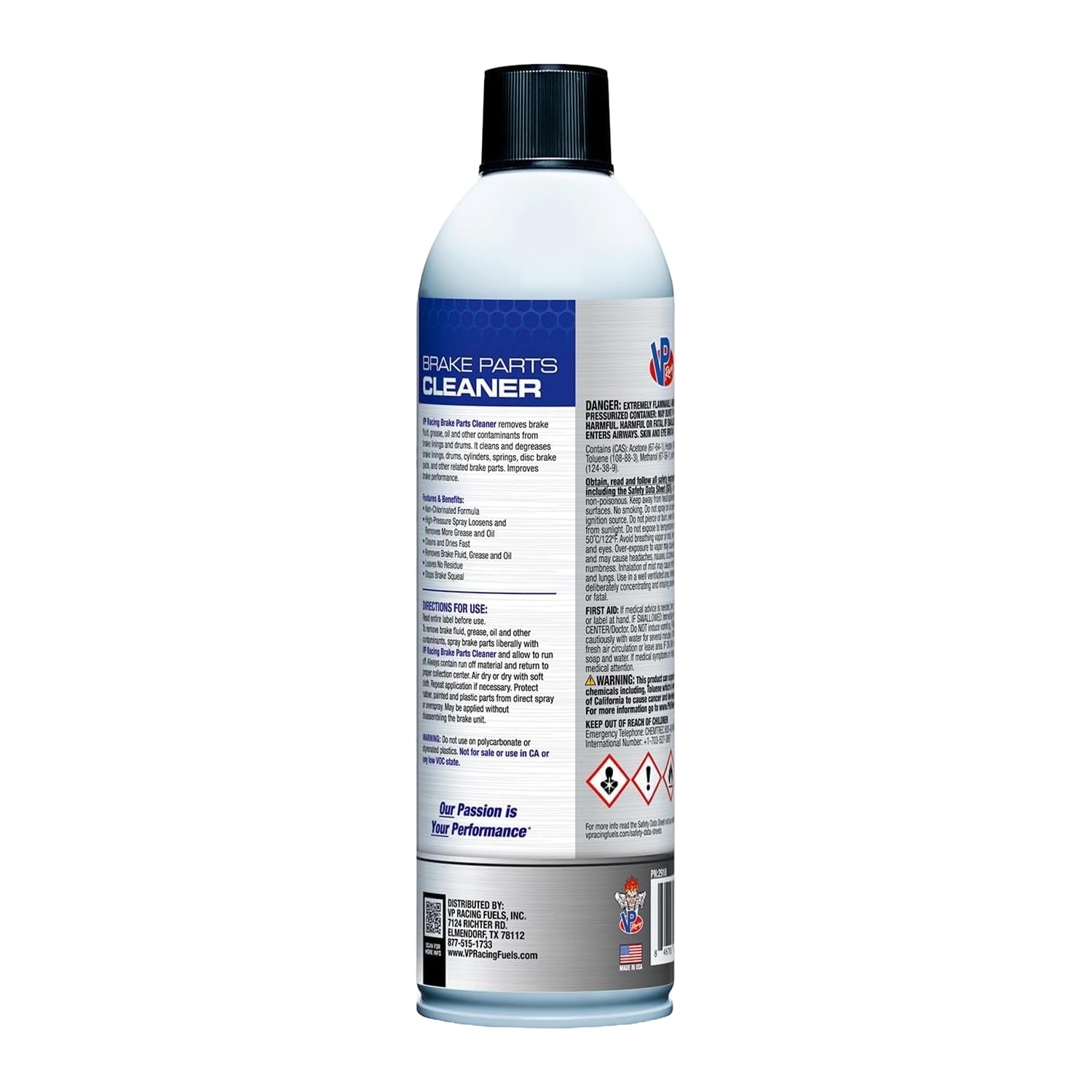 Brake Parts Cleaner VP Racing Fuels 2918 14oz (1 Pack)