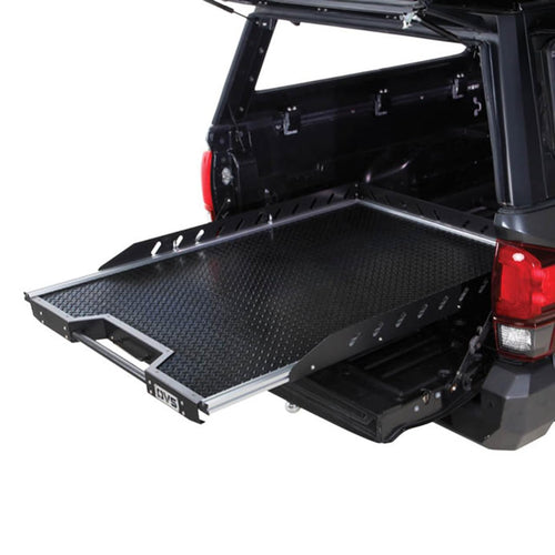 Overland Vehicle Systems Bed Extension for Trucks Pick Up - 75% Extension and Supports up to 1250 lbs - Steel Frame Construction - Universally Sized (Full-Size Truck - Short Bed - 5.5 ft. Length)