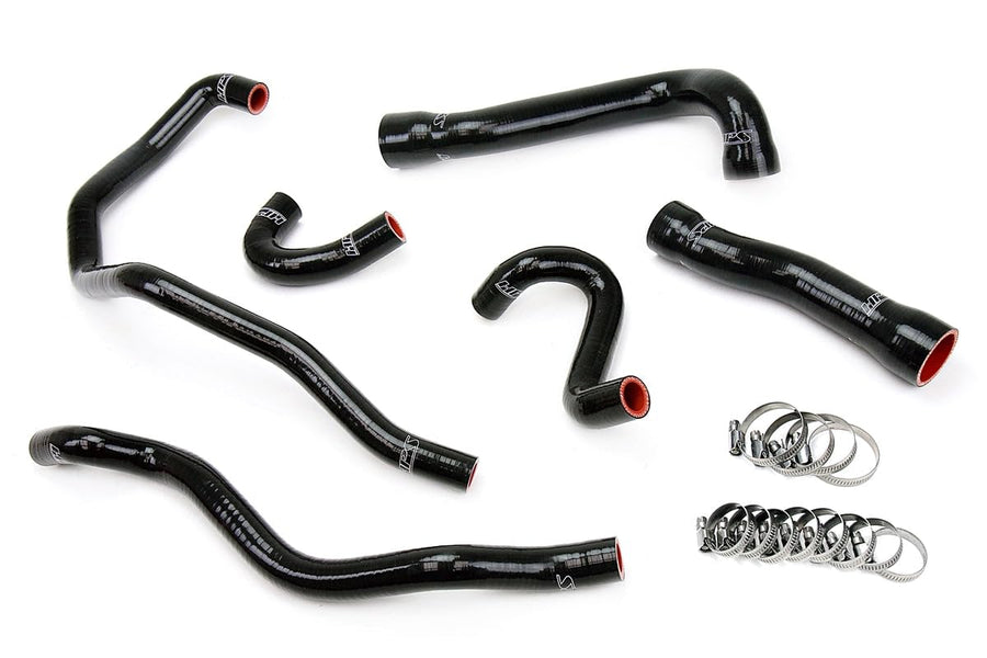 Black HPS 57-1543-BLK Silicone Radiator and Heater Hose Kit Coolant