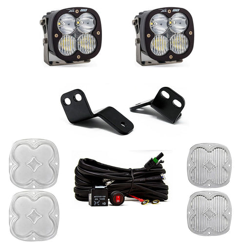 XL80 Baja Designs LED A-Pillar Light Kit for Textron Wildcat XX 2018-22 UTV (Driving/Combo; Clear)