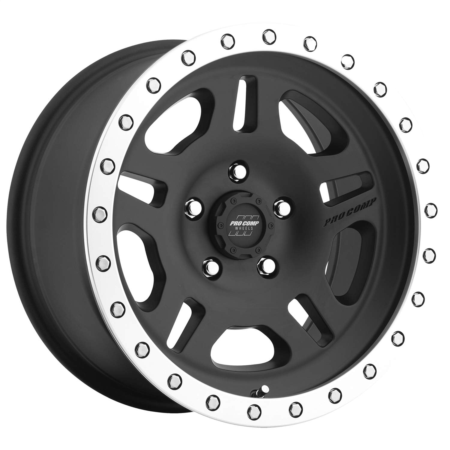 Pro Comp Series 29 La Paz Satin Black Wheel with Machined Lip (17x8.5"/5x127mm) Alloys