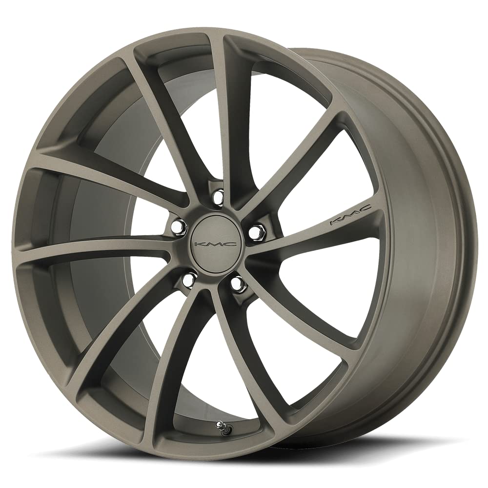 KMC Wheels Spin KM691 Matte Bronze Wheel (20x10"/5x112mm, +40mm offset)