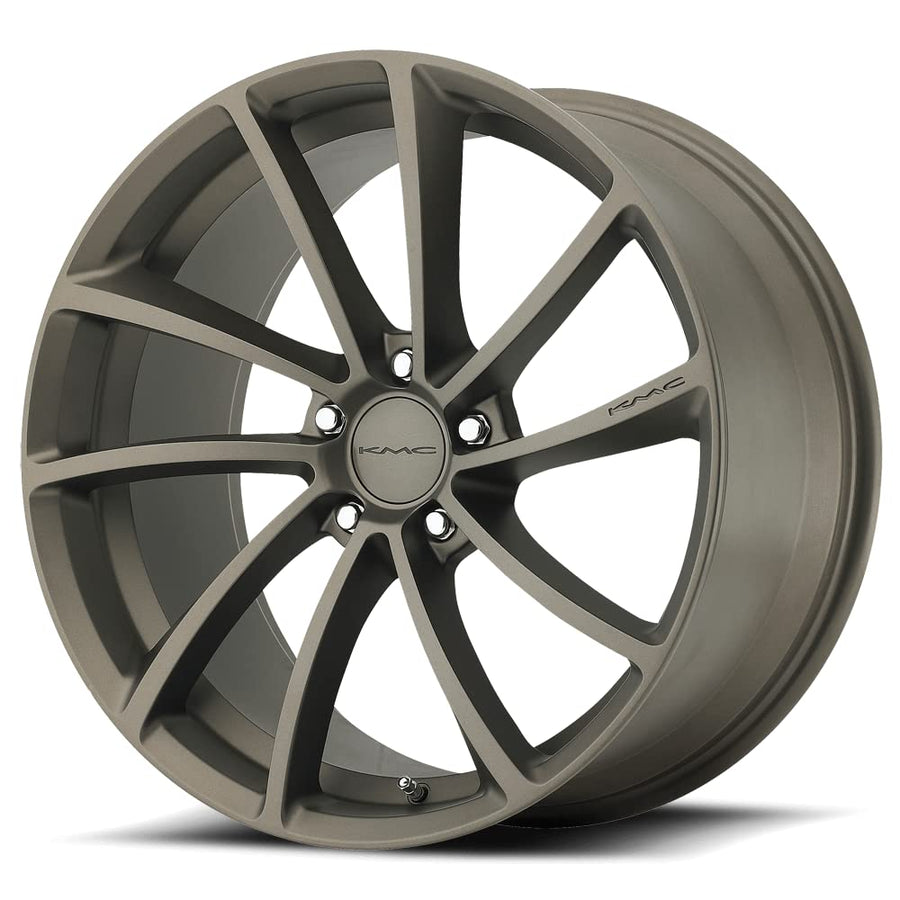 KMC Wheels Spin KM691 Matte Bronze Wheel (20x8.5"/5x112mm, +35mm offset)