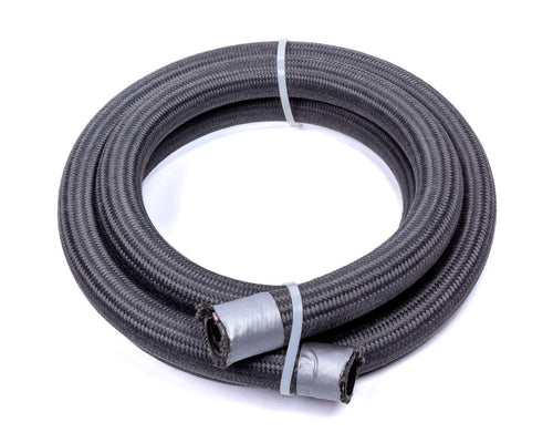 12 an Fragola Hose, 6 ft, Braided Fire Retardant Fabric, Wire Reinforced, PTFE, Black, Each