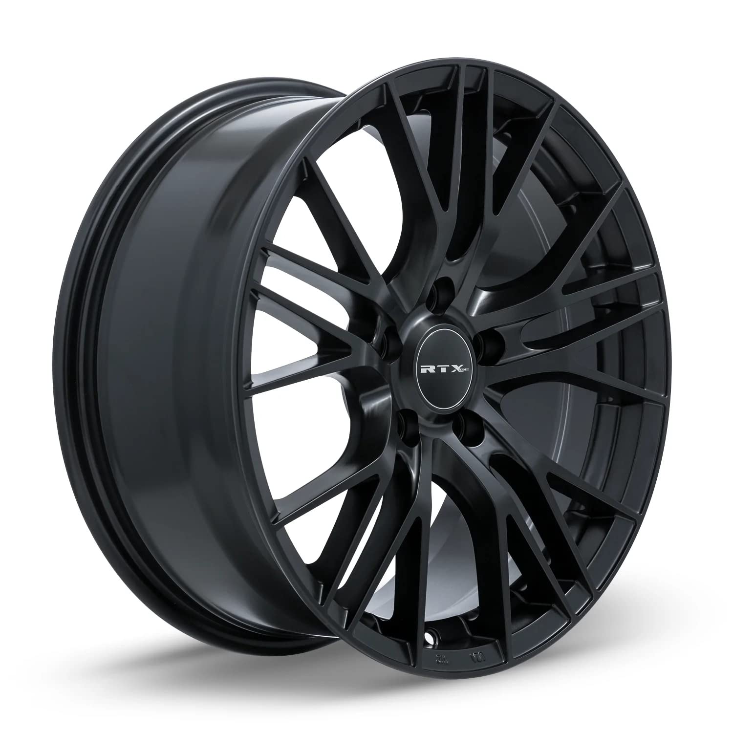 Custom RTX VERTEX Wheel - 16x7, 38 Offset, 5x105 Bolt Pattern, 56.6mm Hub - Satin Black Rim