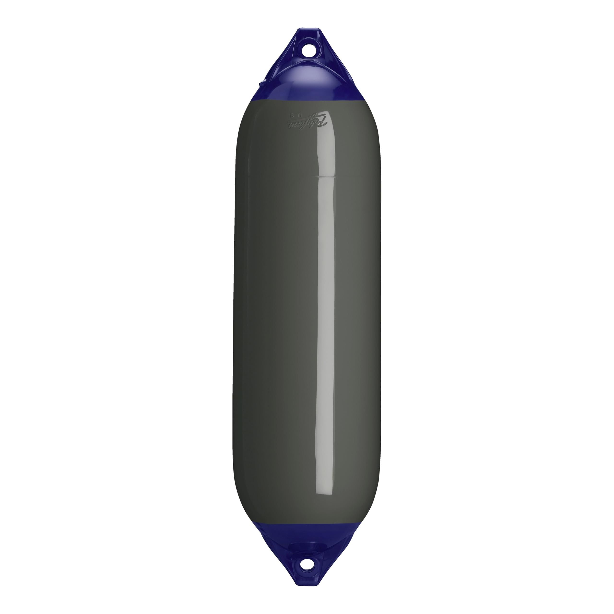 F-6 Standard Polyform Boat Fender Blue Ropehold - Graphite