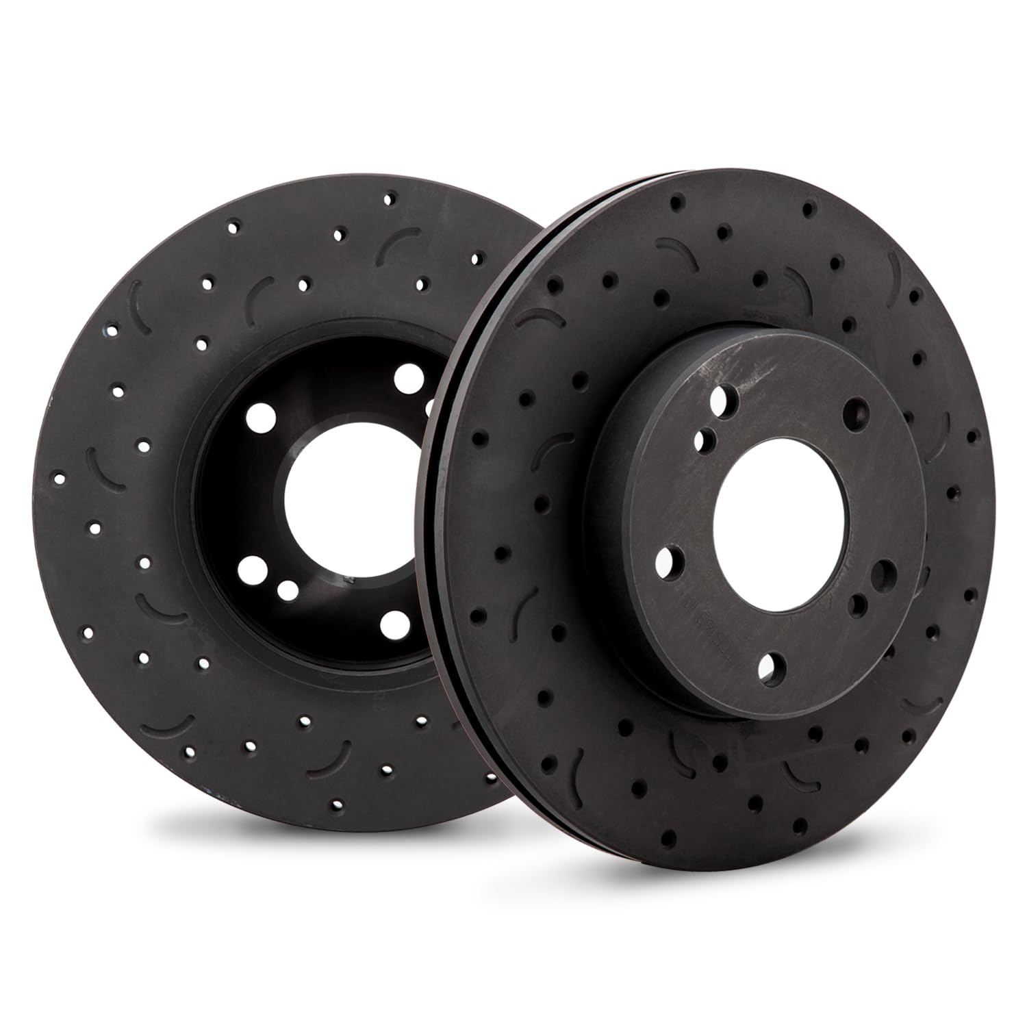 Talon Cross-Drilled and Slotted Vented Rotor, Hawk Performance Brakes, 11.02 in. Diameter, 1.93 in. Height