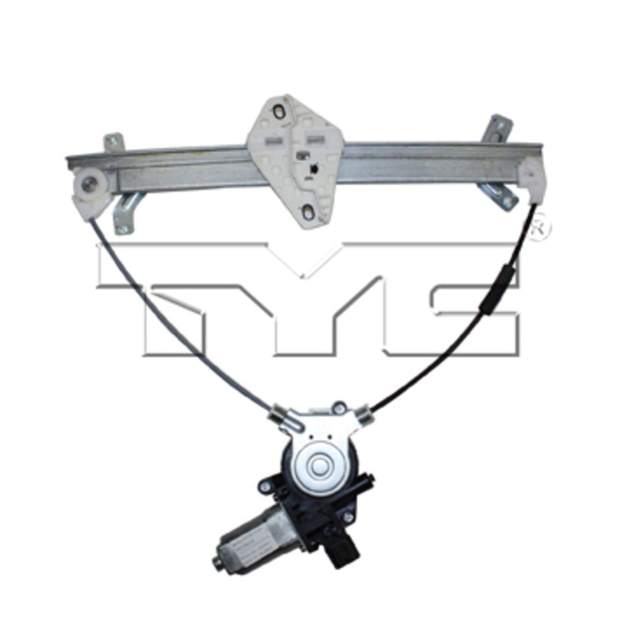 Power Window Motor and Regulator Assembly TYC 660110 Front Left-Side Compatible with 2003-2007 Honda Accord
