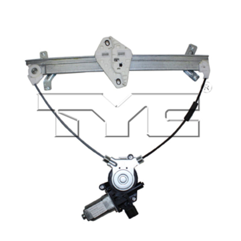 Power Window Motor and Regulator Assembly TYC 660110 Front Left-Side Compatible with 2003-2007 Honda Accord