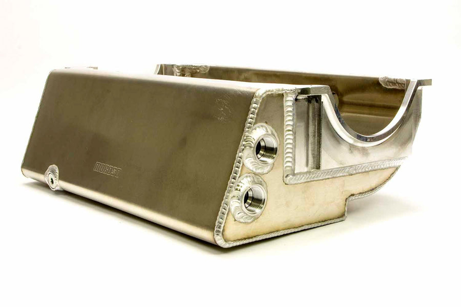 Moroso Aluminum Dry Sump Oil Pan 21552, Fits Small Block Chevy Dart/Brodix Blocks, 2 Pick Ups, For Sprint Car