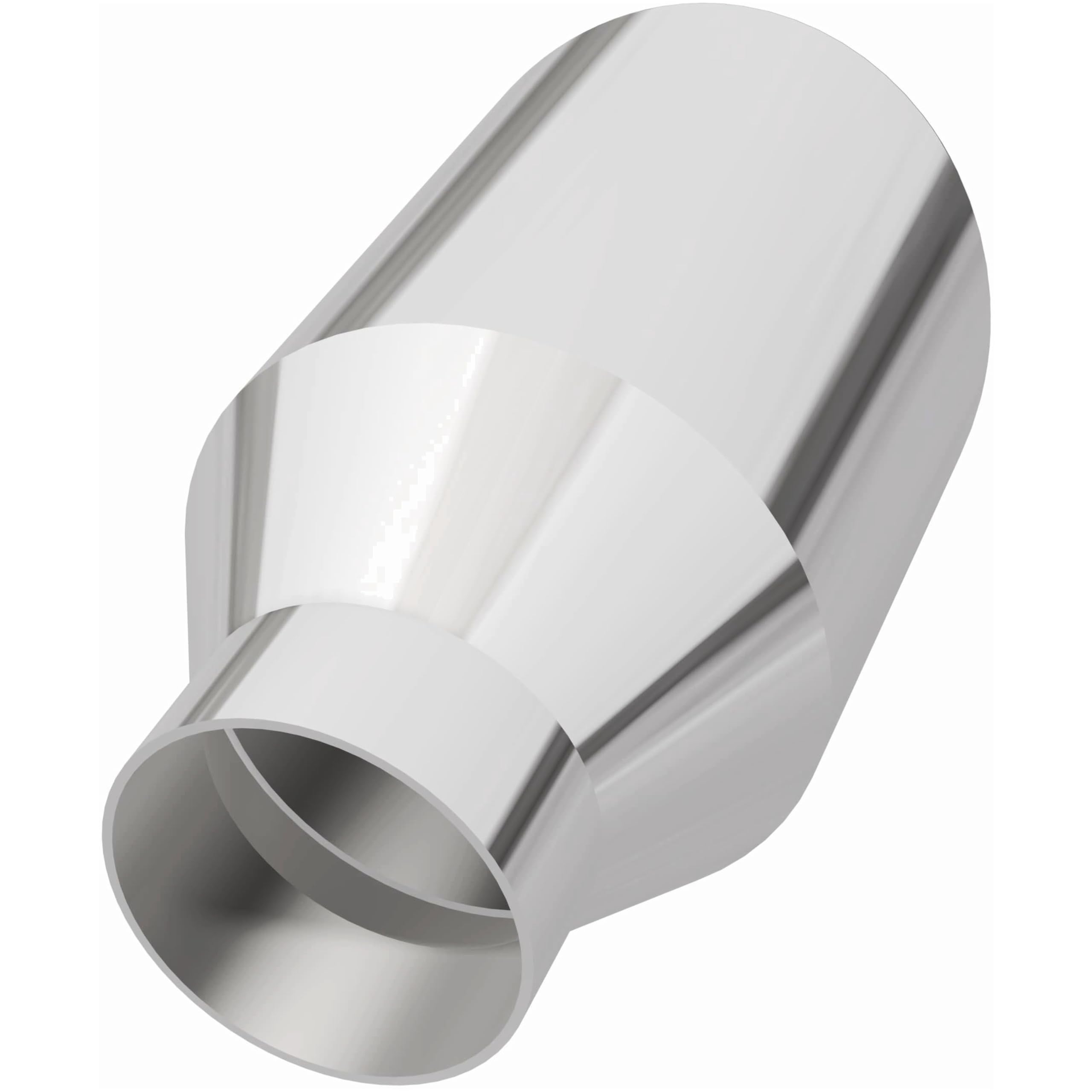 4in. Round MagnaFlow Polished Exhaust Tip, Stainless Steel