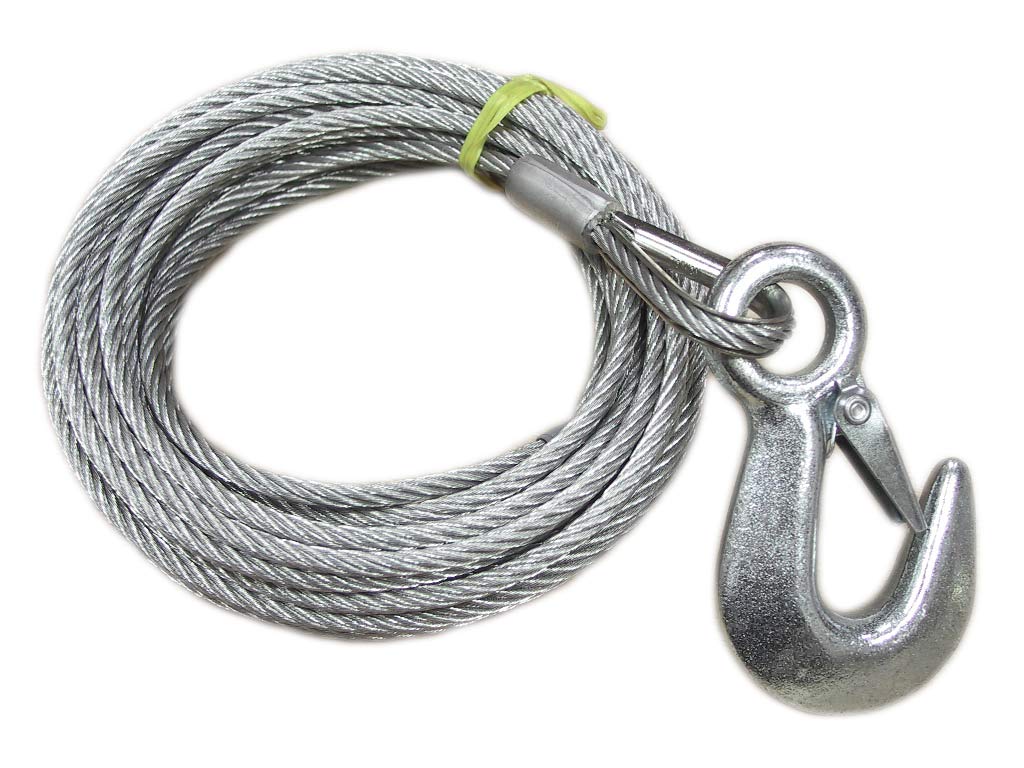 Winch Cable Moeller Marine 054500-10, 25'
