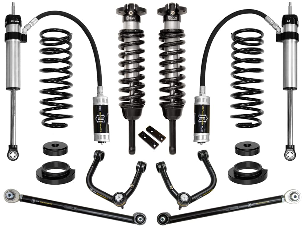 0-3.5" Lift, ICON Stage 4 Suspension System, Tubular UCA, Compatible with 2003-09 Lexus GX470, K53174T