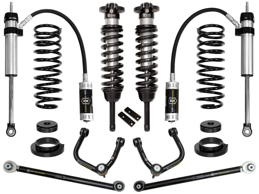 0-3.5" Lift, ICON Stage 4 Suspension System, Tubular UCA, Compatible with 2003-09 Lexus GX470, K53174T
