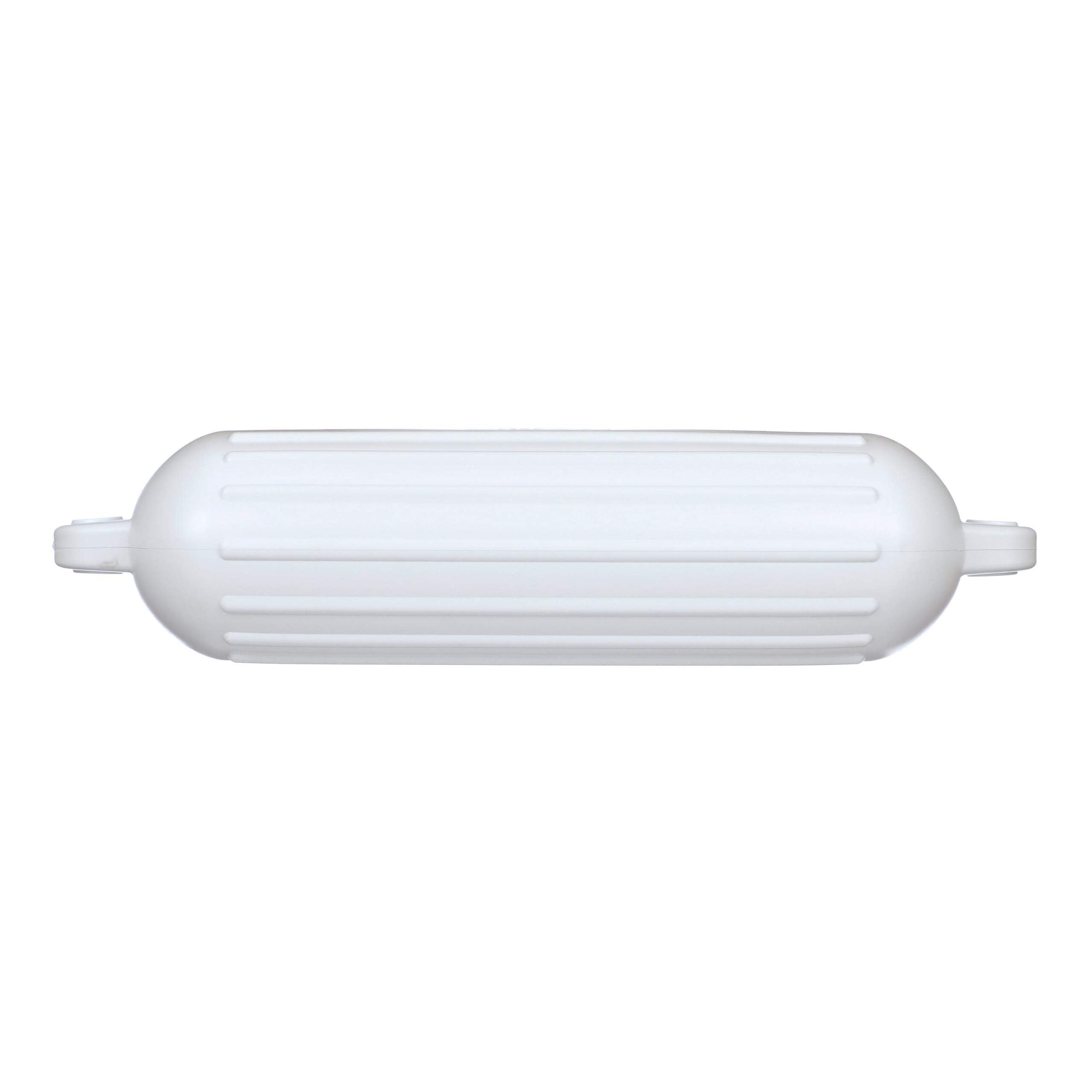 Attwood Softside 9358-1 UV-Resistant Marine Oval Mooring Fender, White, 8-Inch x 28-Inch