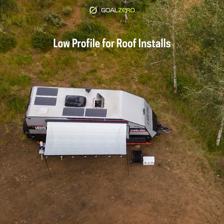Goal Zero 100i Flex, 100 W Flexible Solar Panel, Bendable and Lightweight Monocrystalline Panel for Off-Grid Solar Charging, Mount on Vans, RVs, Overlanding Vehicles, and More, IP67 Waterproof Rating