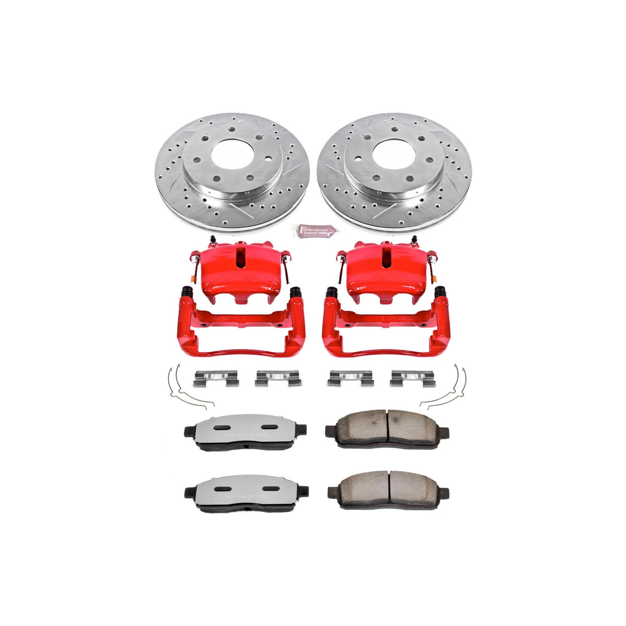 Power Stop Front KC1946A-36 Z36 Truck and Tow Brake Kit with Calipers