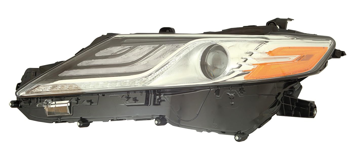 For Toyota Camry/Hybrid 19 Headlight Full LED Chrome XLE without Adaptive Headlight Chrome Driver Side CAPA | DOT Certified 81150-06D71 | TO2502278C