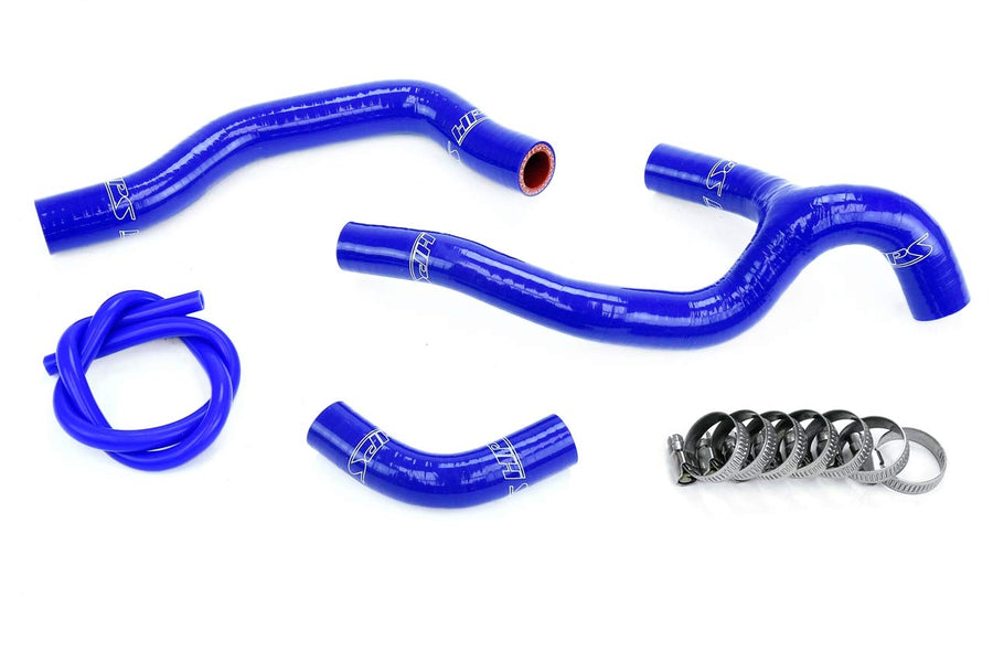 Blue HPS 57-1237-BLUE Silicone Radiator Coolant Hose Kit