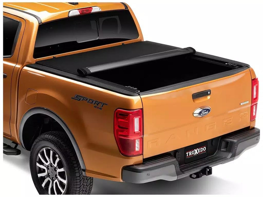 Pro X15 Truxedo Tonneau Cover, Roll-Up, Woven Fabric, Black, 5 ft Bed