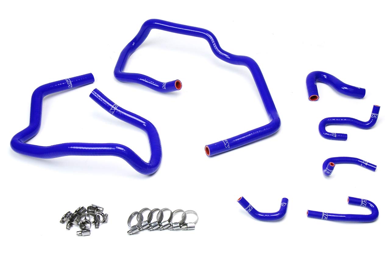 Blue Heater Hose Kit HPS 57-1547-BLUE Silicone Coolant