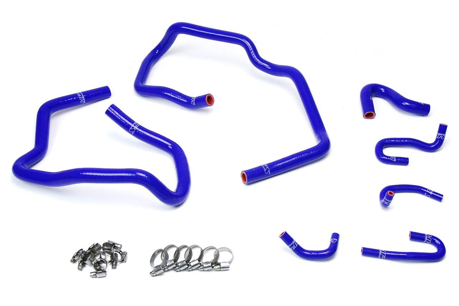 Blue Heater Hose Kit HPS 57-1547-BLUE Silicone Coolant