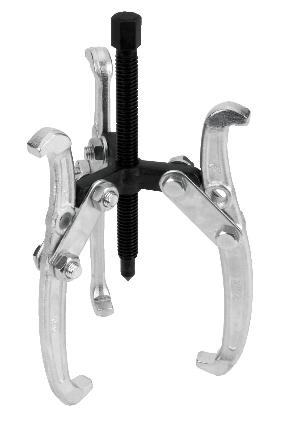 W137P Performance Tool 6-Inch 3-Jaw Gear Puller with Reversible Design for Vehicle Maintenance and Repair, Drop-Forged Steel, Chrome Plating