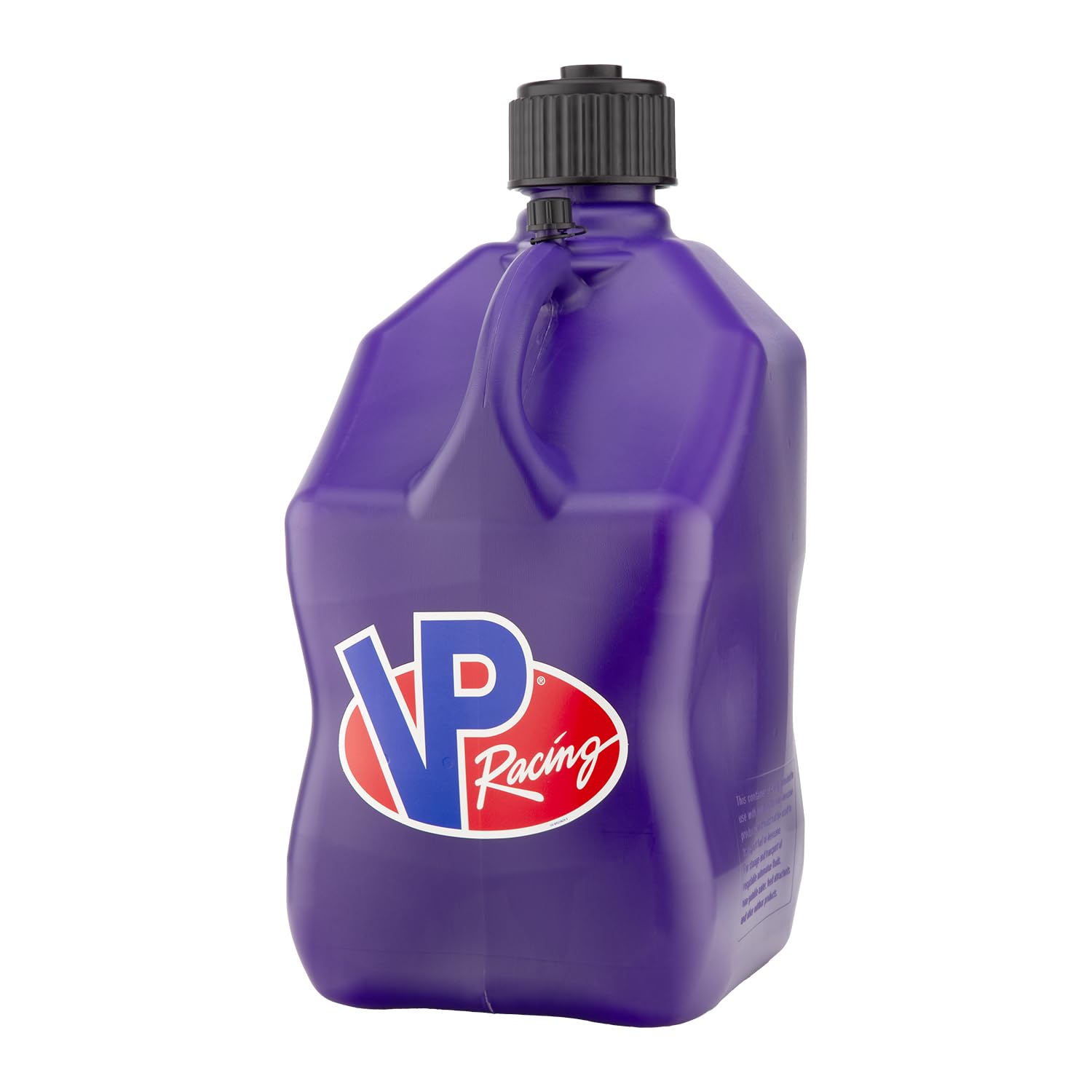 5.5 Gallon VP Racing Motorsport Racing Jug with Contoured Handle, Multipurpose Cap and Rubber Gaskets, Translucent Purple (1 Pack)