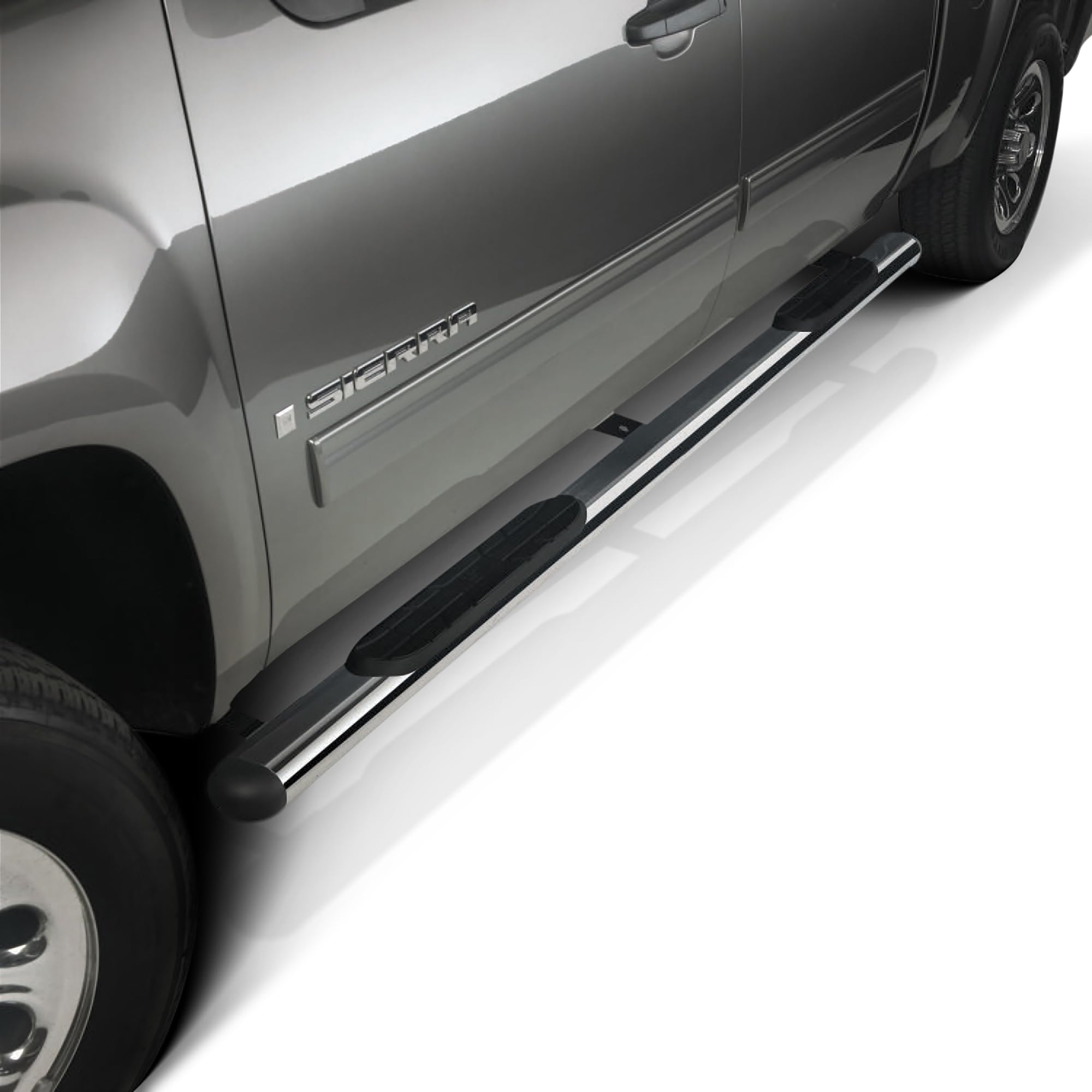 Westin Premier 22-1075 Oval Nerf Bar Mount Kit fits 2004-2013 Silverado Sierra 1500 2001-2006 Silverado Sierra 1500HD 2001-2014 Silverado Sierra 2500 3500HD Crew Cab Black Pair