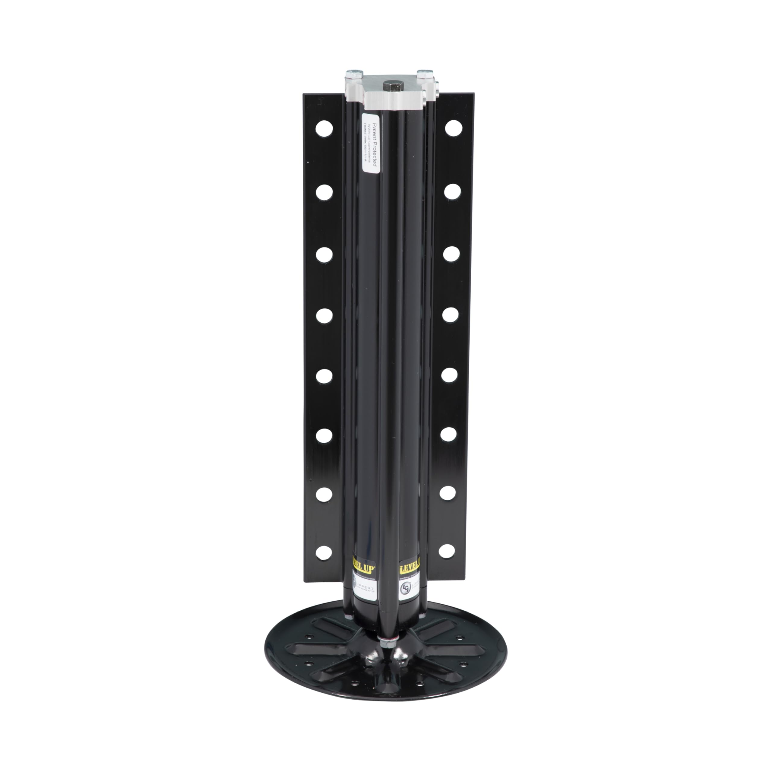 Lippert Replacement Level Up Gen I Hydraulic Landing Gear Jack for 5th Wheel RVs and Travel Trailers, 8,000-lbs. Capacity, Aluminum, 9" Diameter Footpad, 21-7/16" Retracted Height - 195860